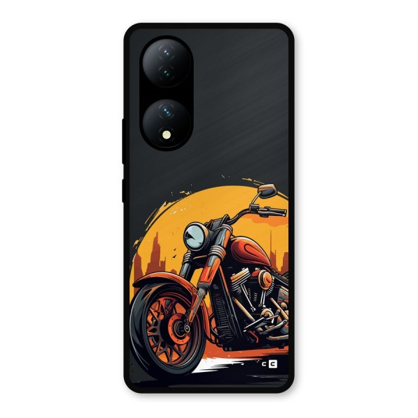 Extreme Cruiser Bike Metal Back Case for Vivo Y100