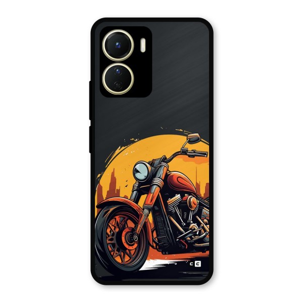 Extreme Cruiser Bike Metal Back Case for Vivo Y16