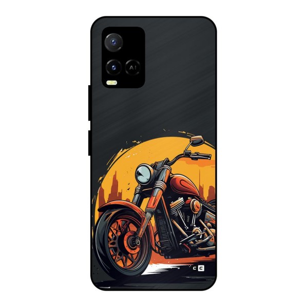 Extreme Cruiser Bike Metal Back Case for Vivo Y21