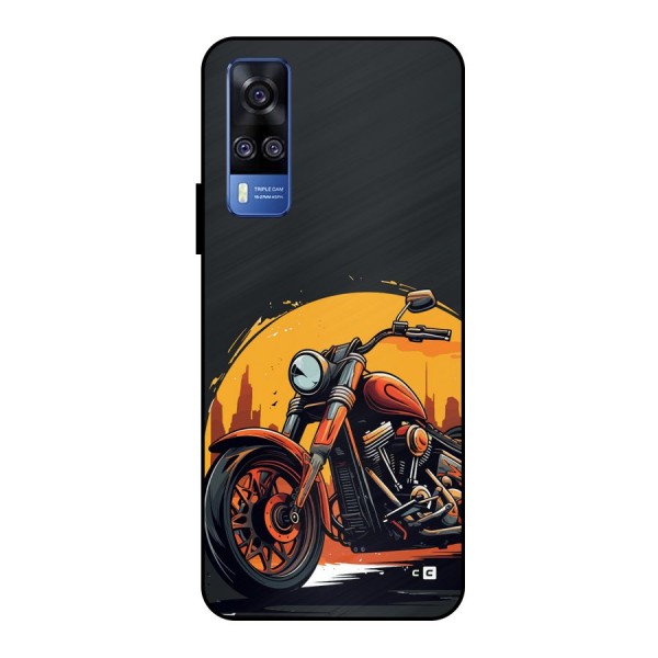 Extreme Cruiser Bike Metal Back Case for Vivo Y51