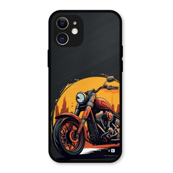 Extreme Cruiser Bike Metal Back Case for iPhone 12