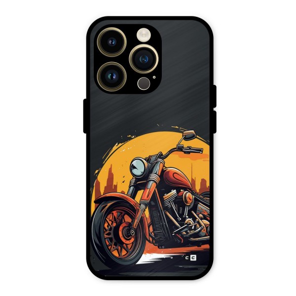 Extreme Cruiser Bike Metal Back Case for iPhone 14 Pro