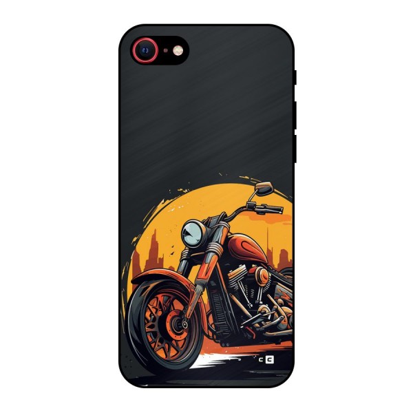 Extreme Cruiser Bike Metal Back Case for iPhone 7