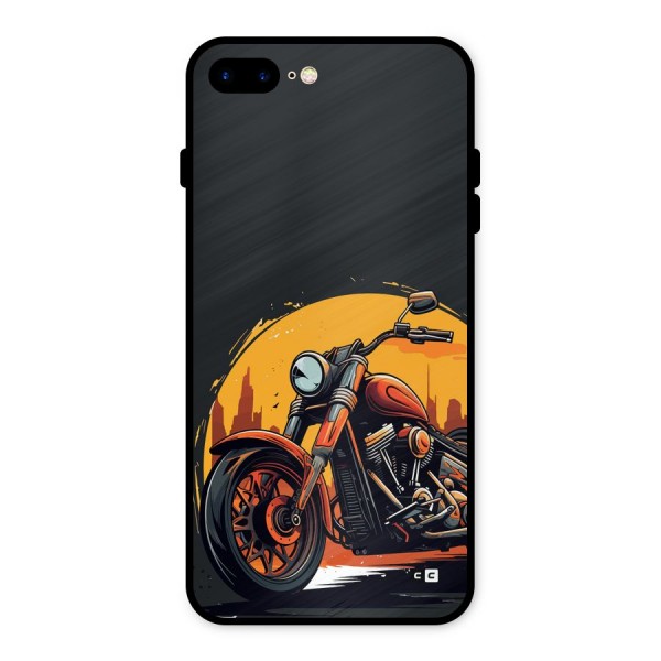 Extreme Cruiser Bike Metal Back Case for iPhone 8 Plus