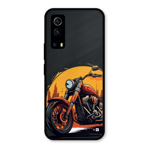 Extreme Cruiser Bike Metal Back Case for iQOO Z3