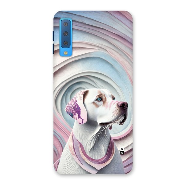 Eye Dog illustration Back Case for Galaxy A7 (2018)