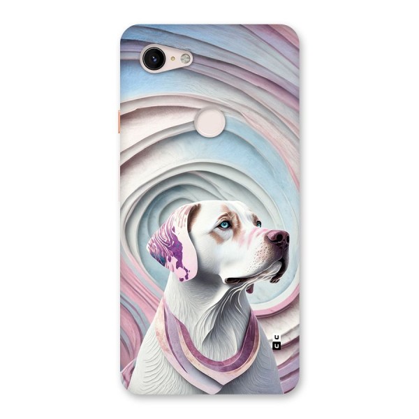 Eye Dog illustration Back Case for Google Pixel 3 XL