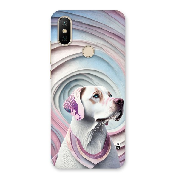 Eye Dog illustration Back Case for Mi A2