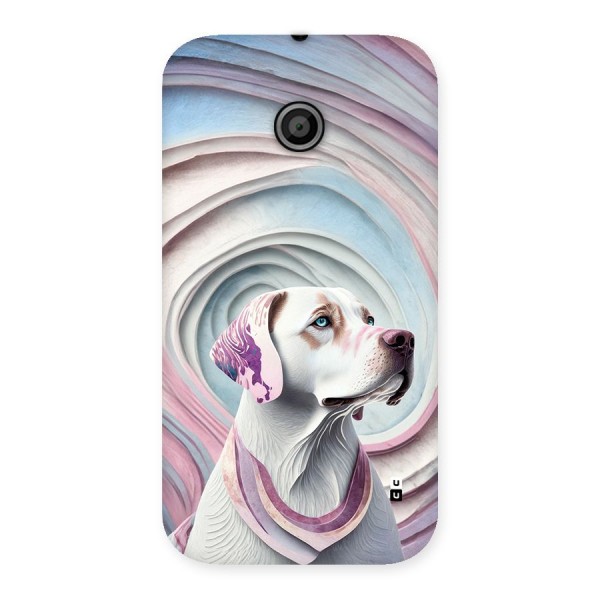 Eye Dog illustration Back Case for Moto E