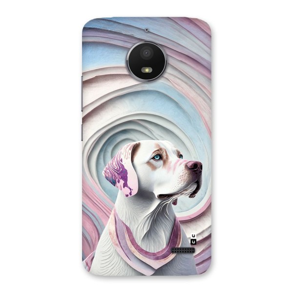 Eye Dog illustration Back Case for Moto E4