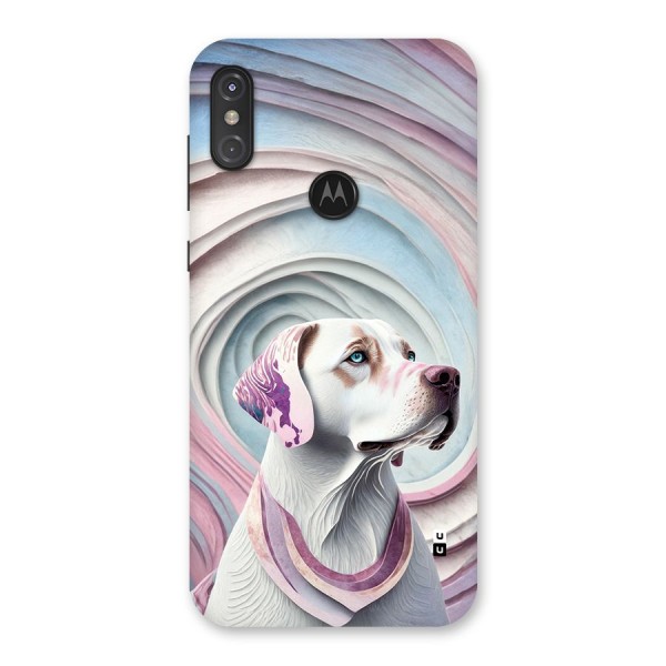 Eye Dog illustration Back Case for Motorola One Power