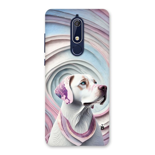 Eye Dog illustration Back Case for Nokia 5.1