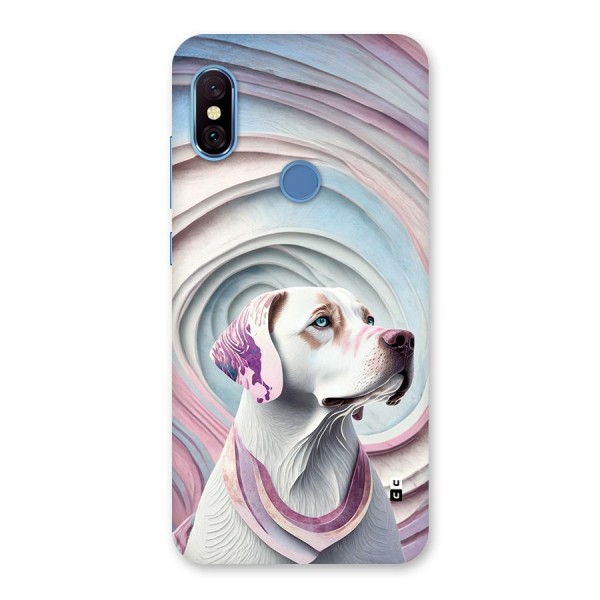 Eye Dog illustration Back Case for Redmi Note 6 Pro