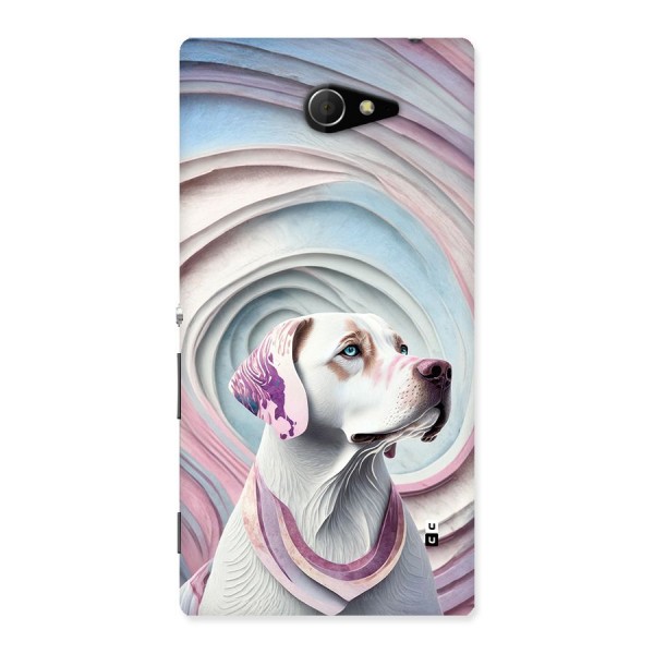 Eye Dog illustration Back Case for Xperia M2