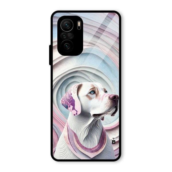 Eye Dog illustration Glass Back Case for Mi 11x