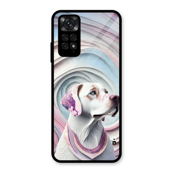 Eye Dog illustration Glass Back Case for Redmi Note 11S