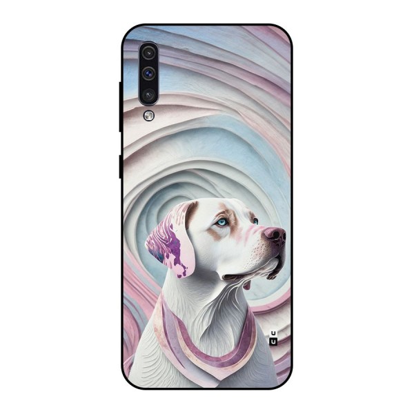 Eye Dog illustration Metal Back Case for Galaxy A50