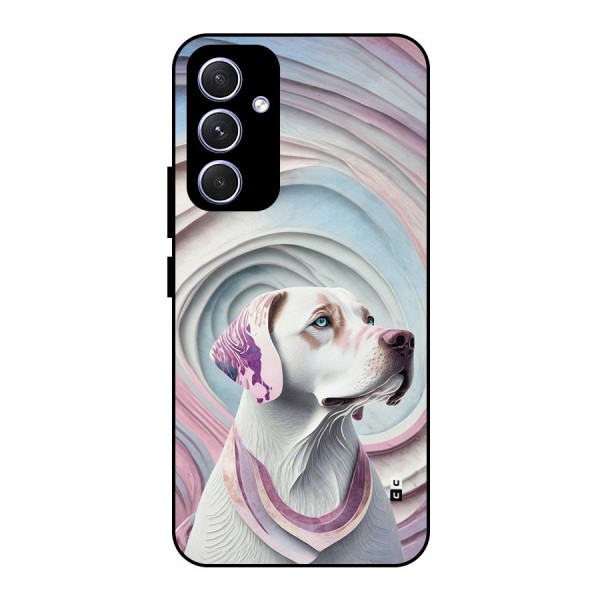 Eye Dog illustration Metal Back Case for Galaxy A54