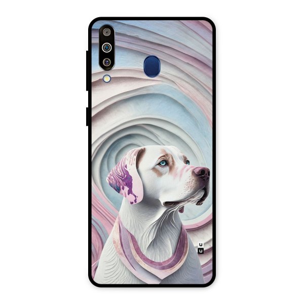 Eye Dog illustration Metal Back Case for Galaxy M30