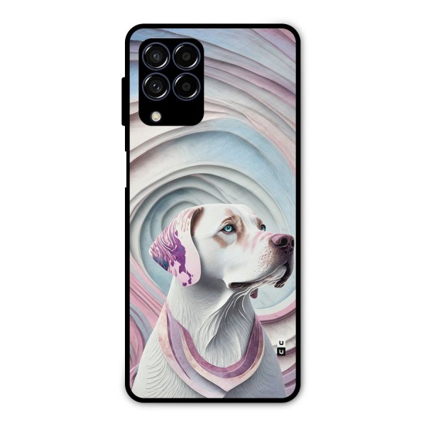 Eye Dog illustration Metal Back Case for Galaxy M53 5G