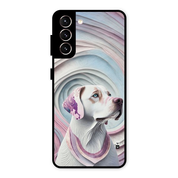 Eye Dog illustration Metal Back Case for Galaxy S21 5G