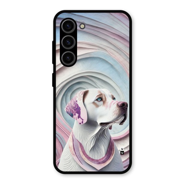 Eye Dog illustration Metal Back Case for Galaxy S23