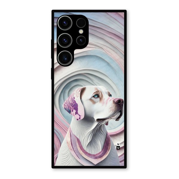 Eye Dog illustration Metal Back Case for Galaxy S23 Ultra