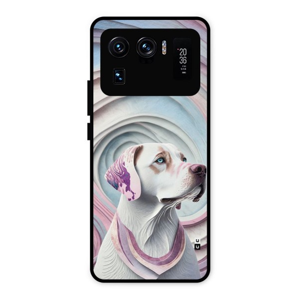 Eye Dog illustration Metal Back Case for Mi 11 Ultra