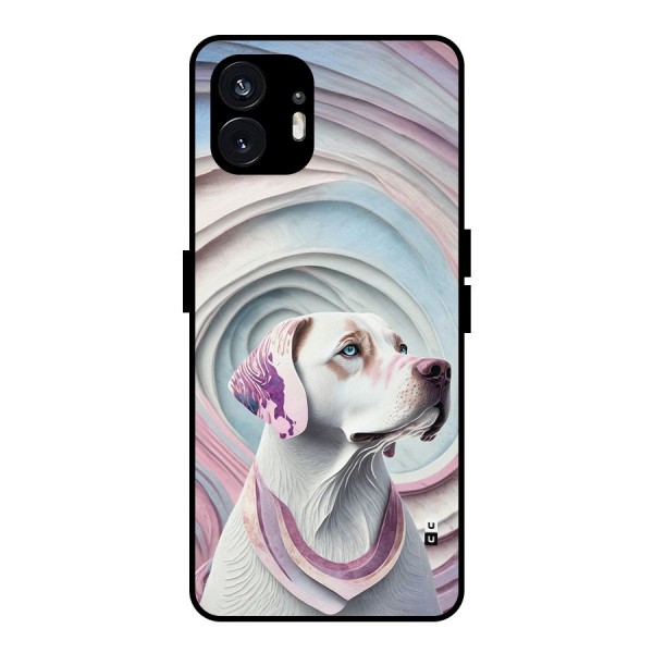 Eye Dog illustration Metal Back Case for Nothing Phone 2