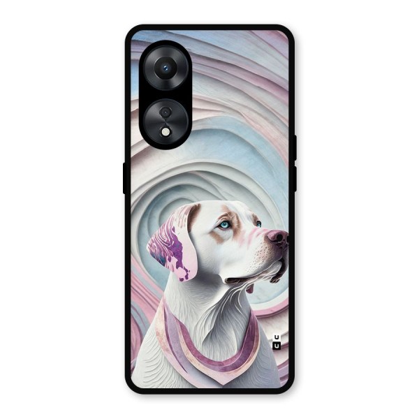 Eye Dog illustration Metal Back Case for Oppo A78