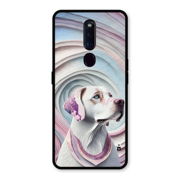 Eye Dog illustration Metal Back Case for Oppo F11 Pro