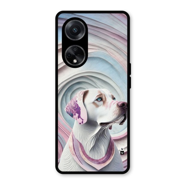 Eye Dog illustration Metal Back Case for Oppo F23