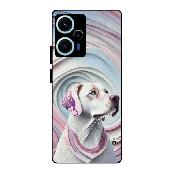 Eye Dog illustration Metal Back Case for Poco F5