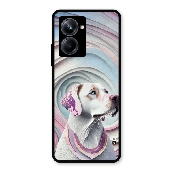 Eye Dog illustration Metal Back Case for Realme 10 Pro