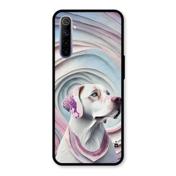 Eye Dog illustration Metal Back Case for Realme 6