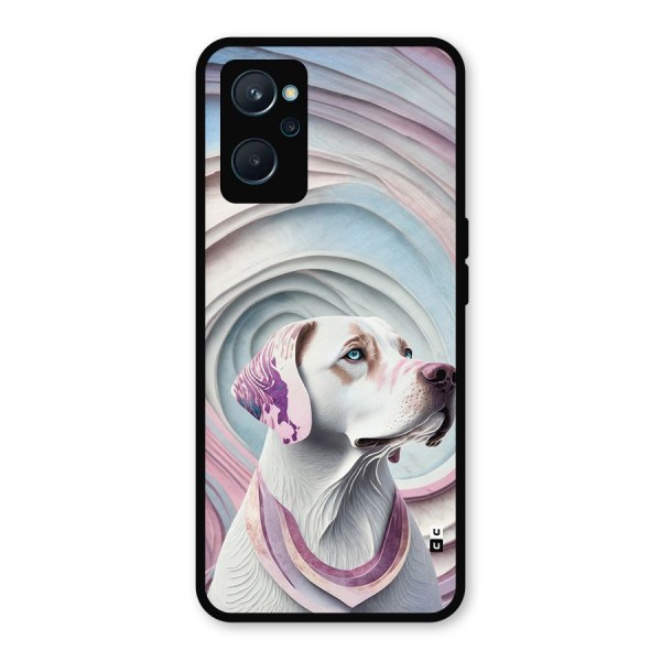 Eye Dog illustration Metal Back Case for Realme 9i