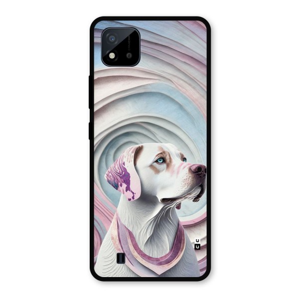 Eye Dog illustration Metal Back Case for Realme C11 2021