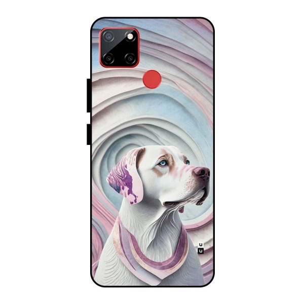 Eye Dog illustration Metal Back Case for Realme C12