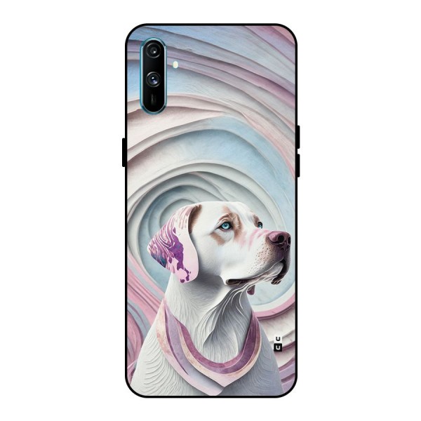 Eye Dog illustration Metal Back Case for Realme C3