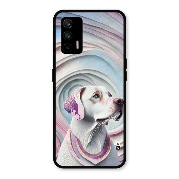 Eye Dog illustration Metal Back Case for Realme GT 5G