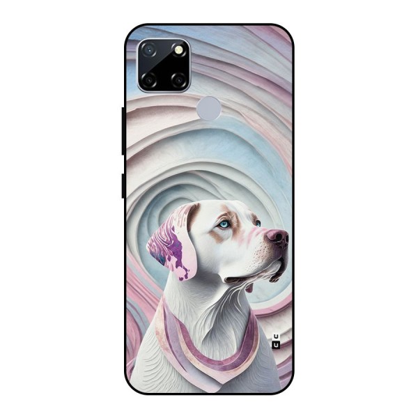 Eye Dog illustration Metal Back Case for Realme Narzo 20