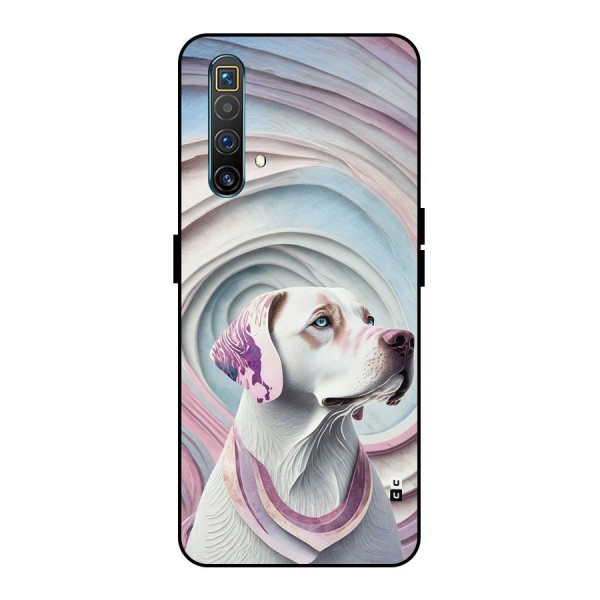 Eye Dog illustration Metal Back Case for Realme X3