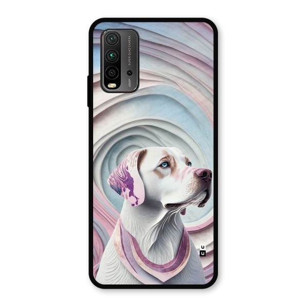 Eye Dog illustration Metal Back Case for Redmi 9 Power