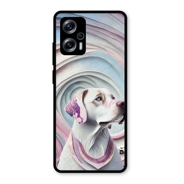 Eye Dog illustration Metal Back Case for Redmi K50i