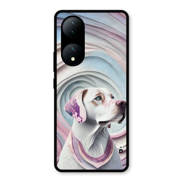 Eye Dog illustration Metal Back Case for Vivo T2