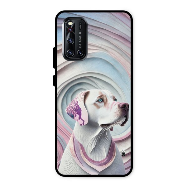 Eye Dog illustration Metal Back Case for Vivo V19