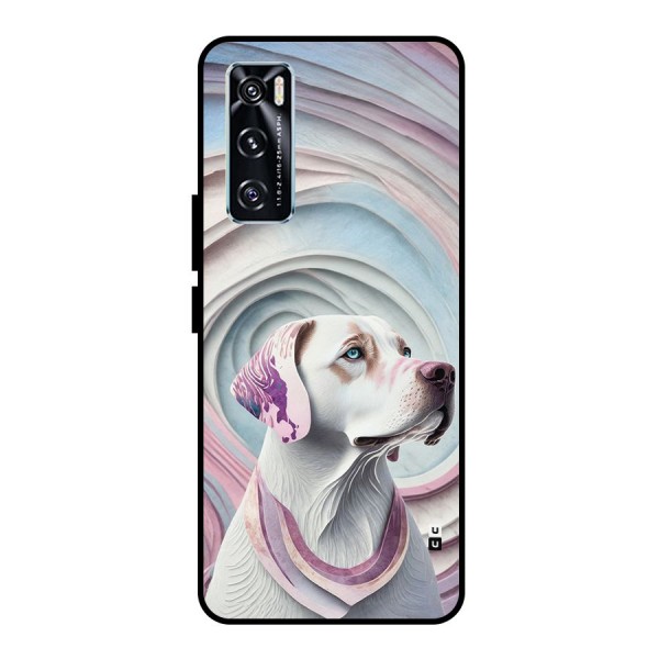 Eye Dog illustration Metal Back Case for Vivo V20 SE