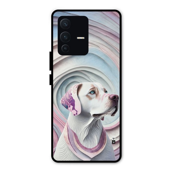 Eye Dog illustration Metal Back Case for Vivo V23 Pro