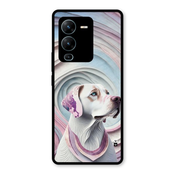 Eye Dog illustration Metal Back Case for Vivo V25 Pro