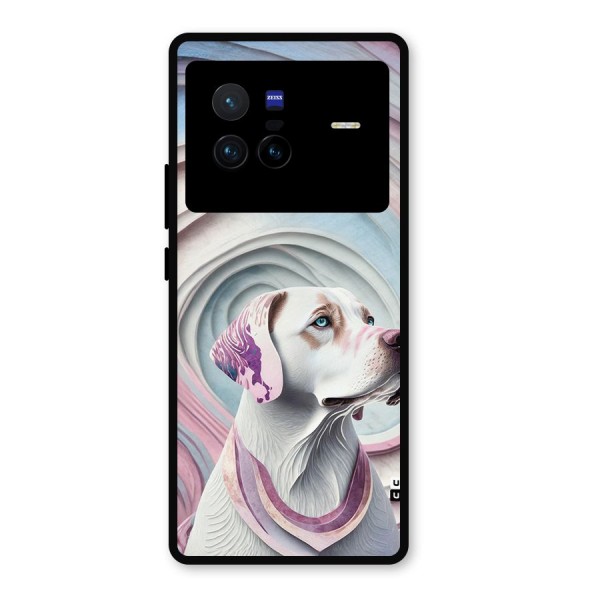 Eye Dog illustration Metal Back Case for Vivo X80